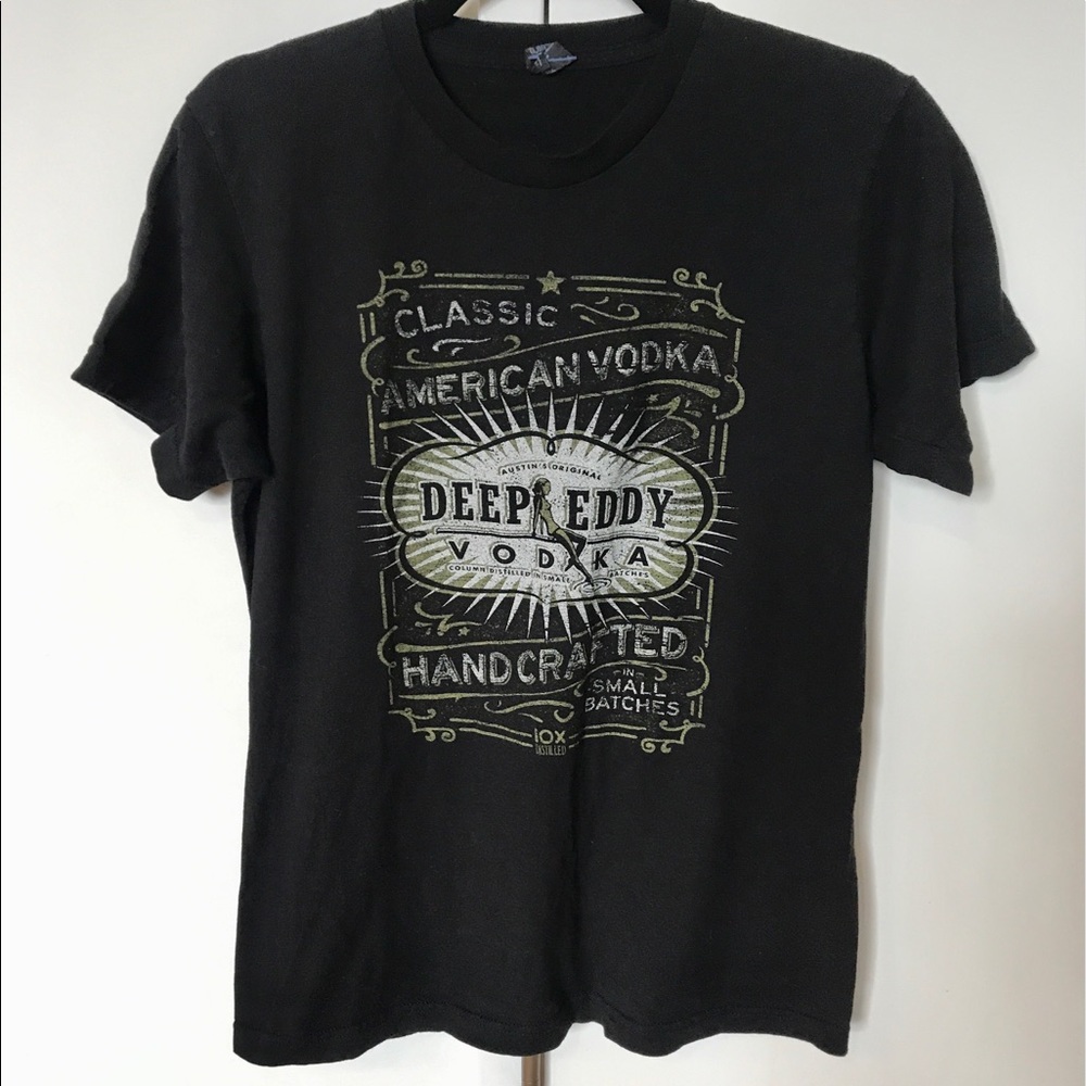 Deep Eddy Vodka black vintage print t-shirt